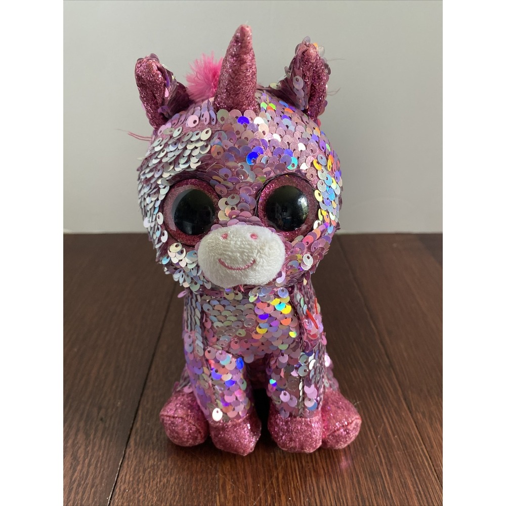 Ty Beanie Boos Sparkle The Unicorn New Without‎ Tags 2018